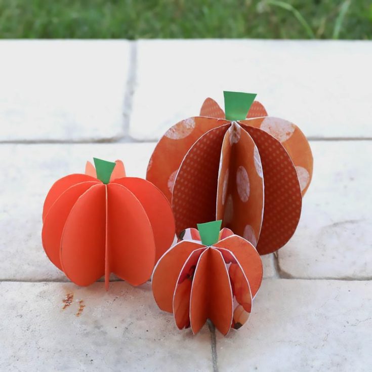 Sarah from Frugal Fun teaches us how to make paper pumpkins that are easy and simple. Using only paper, you can transform it from 2D to 3D by following the simple steps provided.
