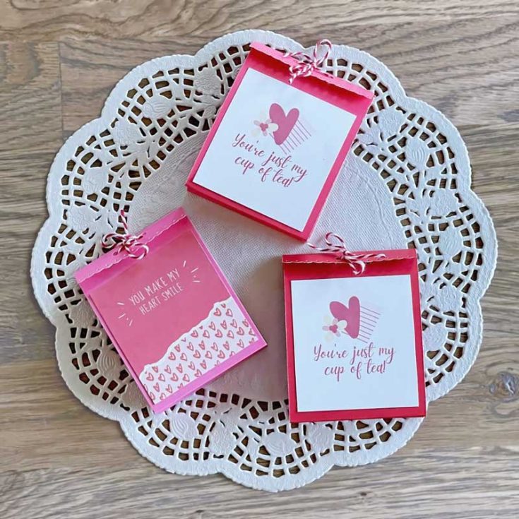 These 5-minute mini gift bags are perfect for tucking in small treats like tea, chocolates, or bath salts. Add a cute pun or a message on the label that pairs perfectly with the gift for an extra touch of charm!
