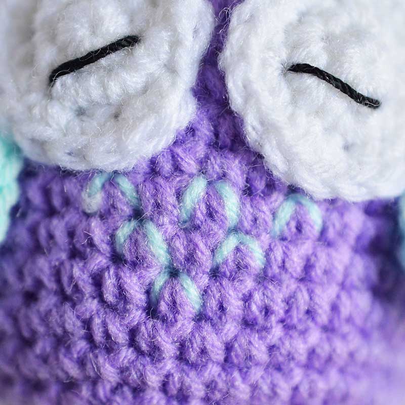 crochet owl amigurumi