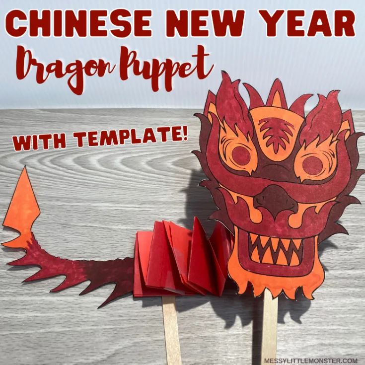 Image for Chinese New Year Dragon Puppet -  Messy Little Monster