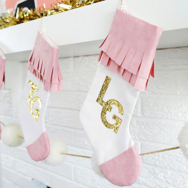 Boho-fy your holidays with this easy stocking design by A Beautiful Mess. You can personalize it however you see fit and even add your family member&rsquo;s names or initials onto them. This easy project will have you jingling all the way in style without breaking a sweat.