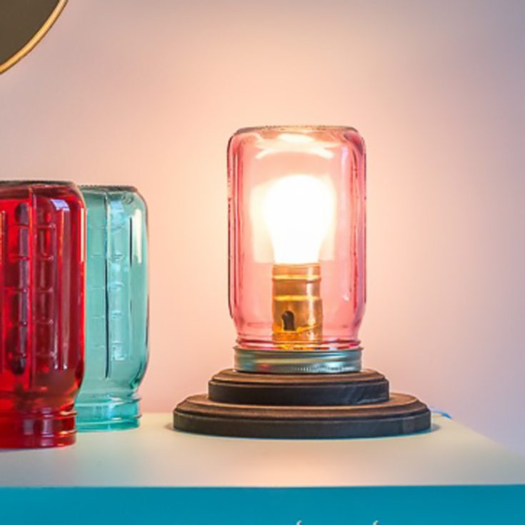 Do you want cheap dollar tree alternatives to expensive lamps that still look good? Follow the tutorial below to make amazing tableside table lamps. They have an interchangeable function to produce different colored glows.