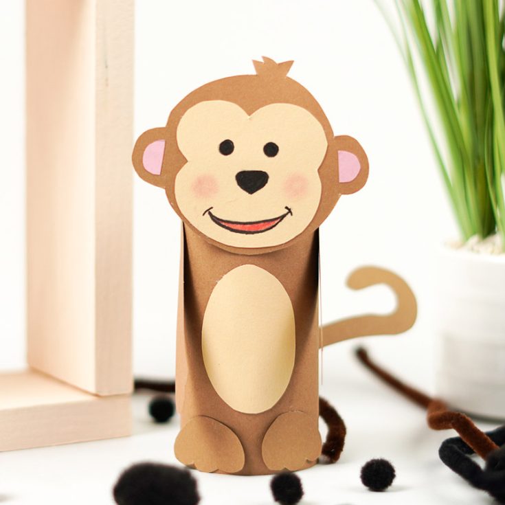 Swing into a fun-filled day with this adorable paper roll monkey craft! It will be the perfect addition to a zoo-themed playtime for the kids. Follow this simple tutorial with its free printable template to start crafting this cheeky little fellow.