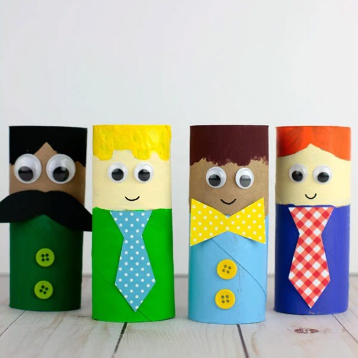 Show your Dad just how much you adore him on Father's Day with this heartfelt paper roll craft that looks just like him. Add his features onto the craft, such as his hair color, his favorite shirt, a mustache, and many more. Not to mention, this craft leaves your little ones with a lot of room for creativity. This paper roll Father&rsquo;s Day craft leaves your little ones with a lot of room for creativity.