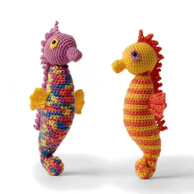 crochet sea horse amigurumi pattern