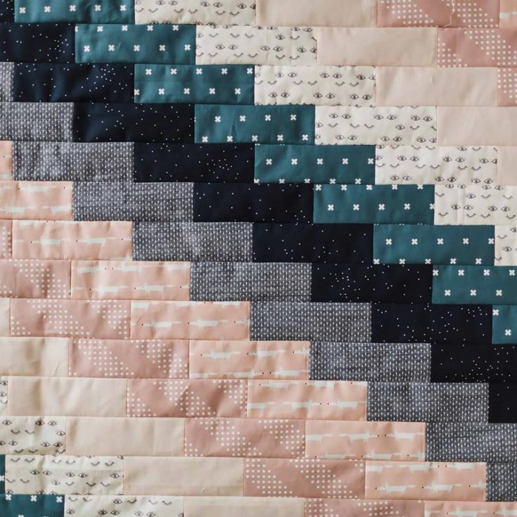 Don't you just love how refreshing this fat-quarter-friendly quilt is? It's a 42" x 42" crib quilt, an effortless project that is ideal for beginners. It comes together quickly; just select your favorite FQ fabric prints and mix and match them away for a personalized look.&nbsp;