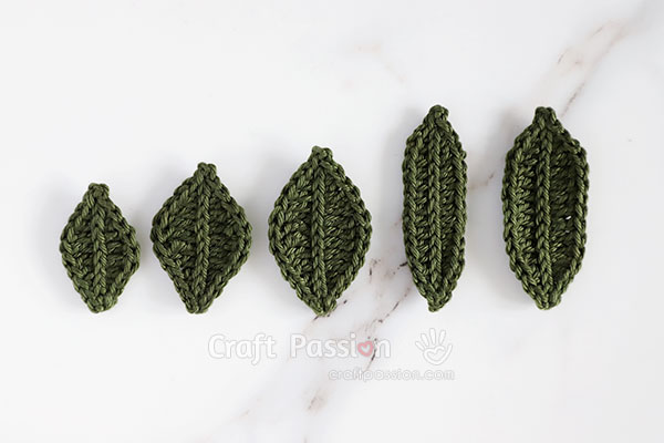 basic leaf crochet pattern