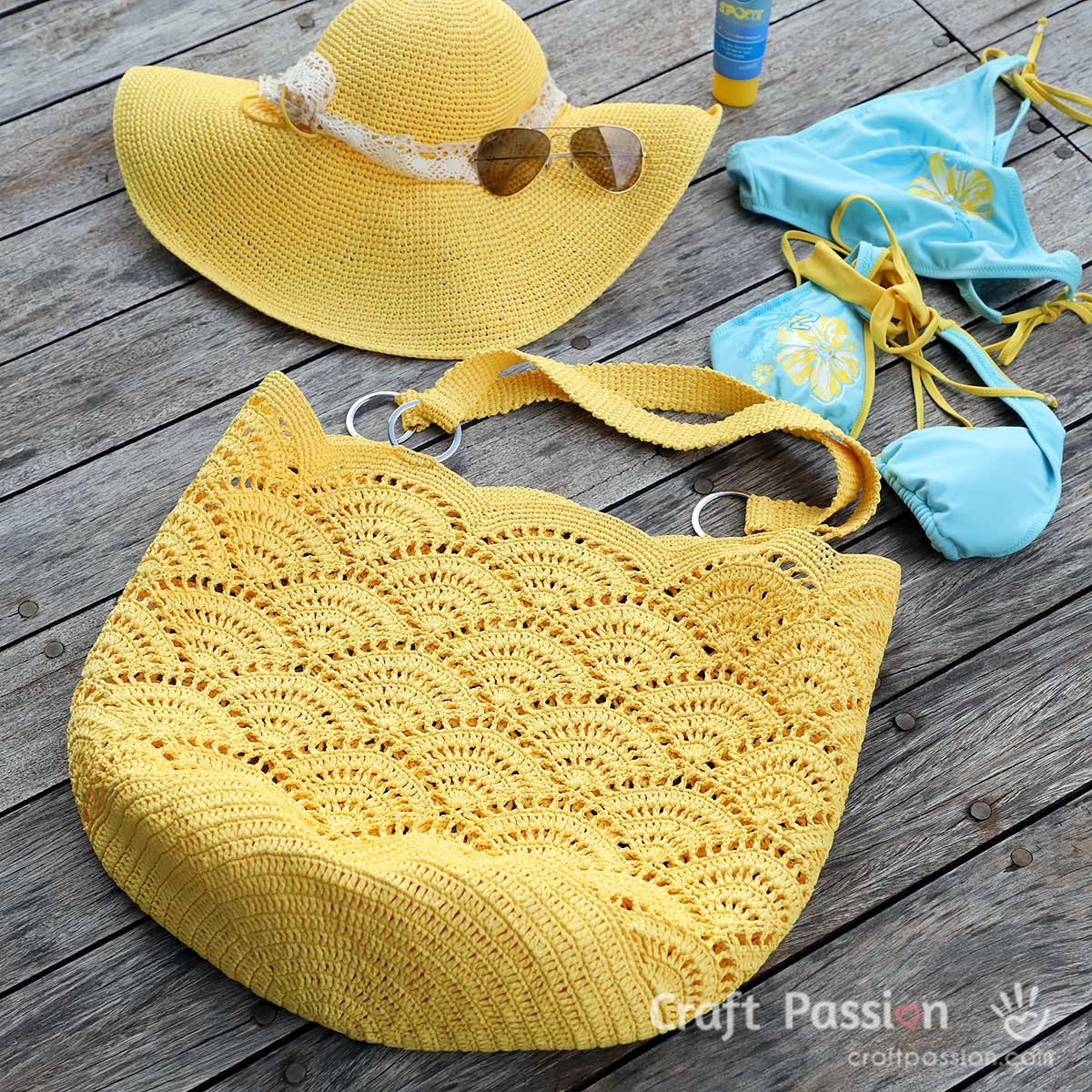 beach bag crochet pattern