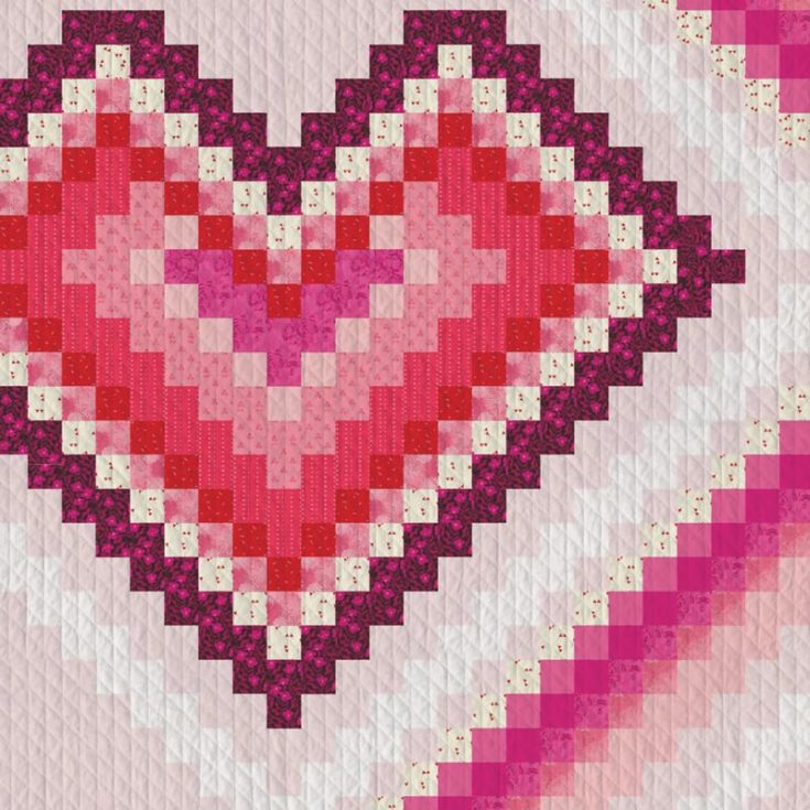 Check out this fantastic heart pattern that is so unique and would make for a thoughtful gift to your friends and family. This 84&rdquo; x 87&rdquo; quilt is a pattern fit for intermediate and advanced-level quilters.