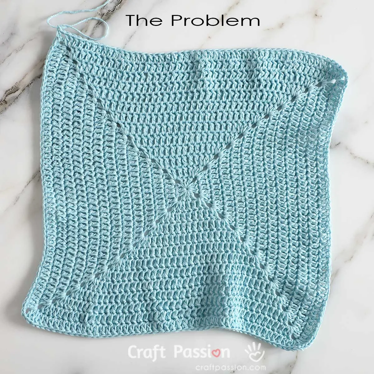 common problem of crochet bigger granny square