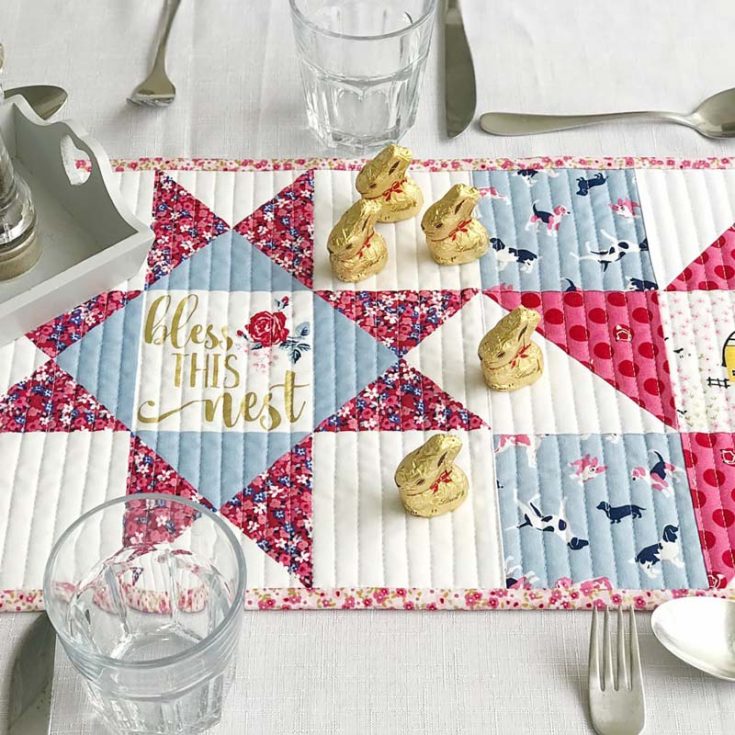 Get your family together for dinner and decorate your table with this gorgeous quilt runner! It&rsquo;s the best way to welcome everyone into your home with a beautiful feast, and it&rsquo;s so pleasing to look at. Try making it by clicking the link below.&nbsp; Table runner size: Adjustable