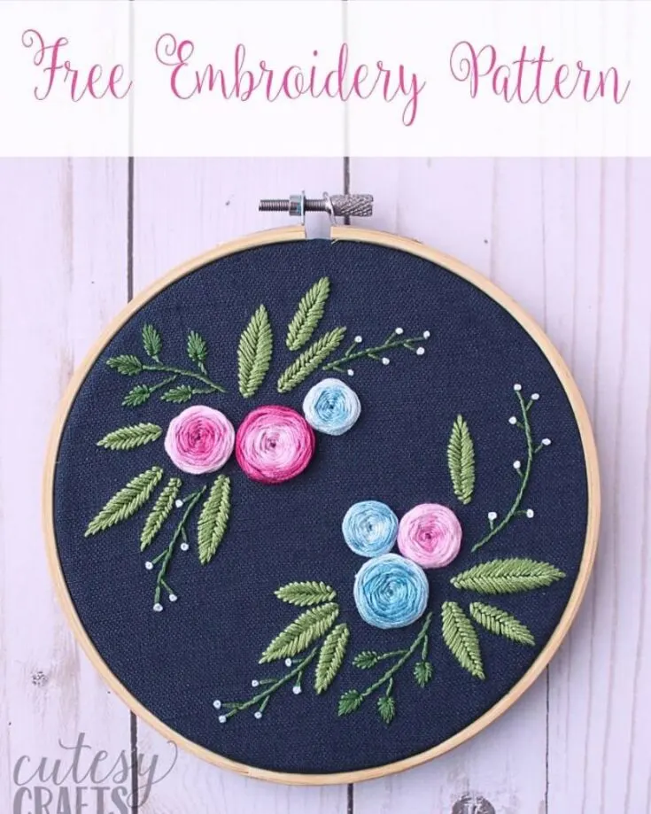 42 Easy Embroidery Flowers with Free Patterns • Craft Passion 42-easy-embroidery-flowers-with-free-patterns-craft-passion