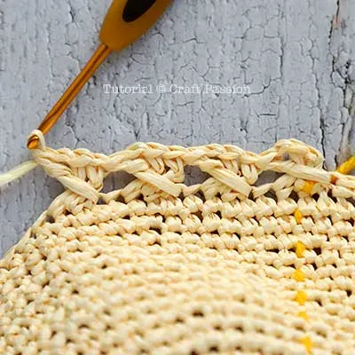 how to crochet bucket hat with cable stitch