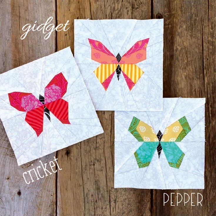 Instead of Moth, how about the butterfly FPP patterns? Let's meet Cricket, Gidget, and Pepper.
