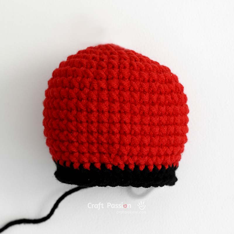 how to crochet lion keychain - crochet the head