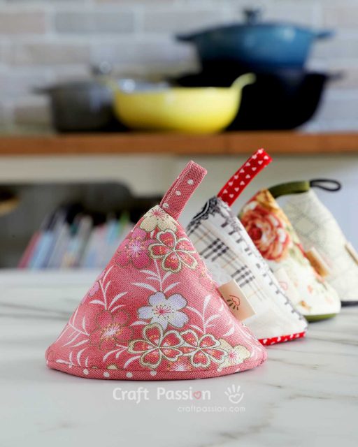 Free Cone Pot Holder Sewing Pattern • Craft Passion