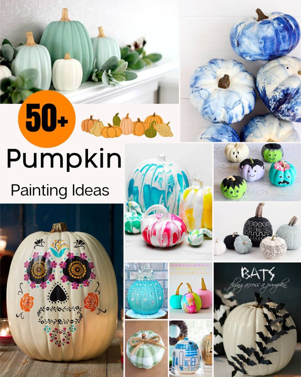 53 Creative Pumpkin Painting Ideas • Craft Passion