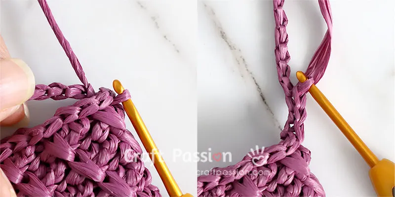 crochet bag strap crochet easy bag strap
