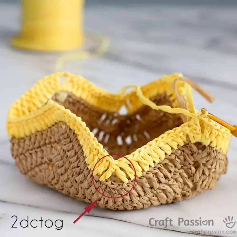 how to crochet bucket bag