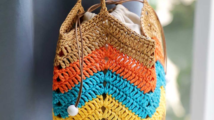 Crochet Bucket Bag - Free Crochet Bag Pattern In 2 Options display picture 1