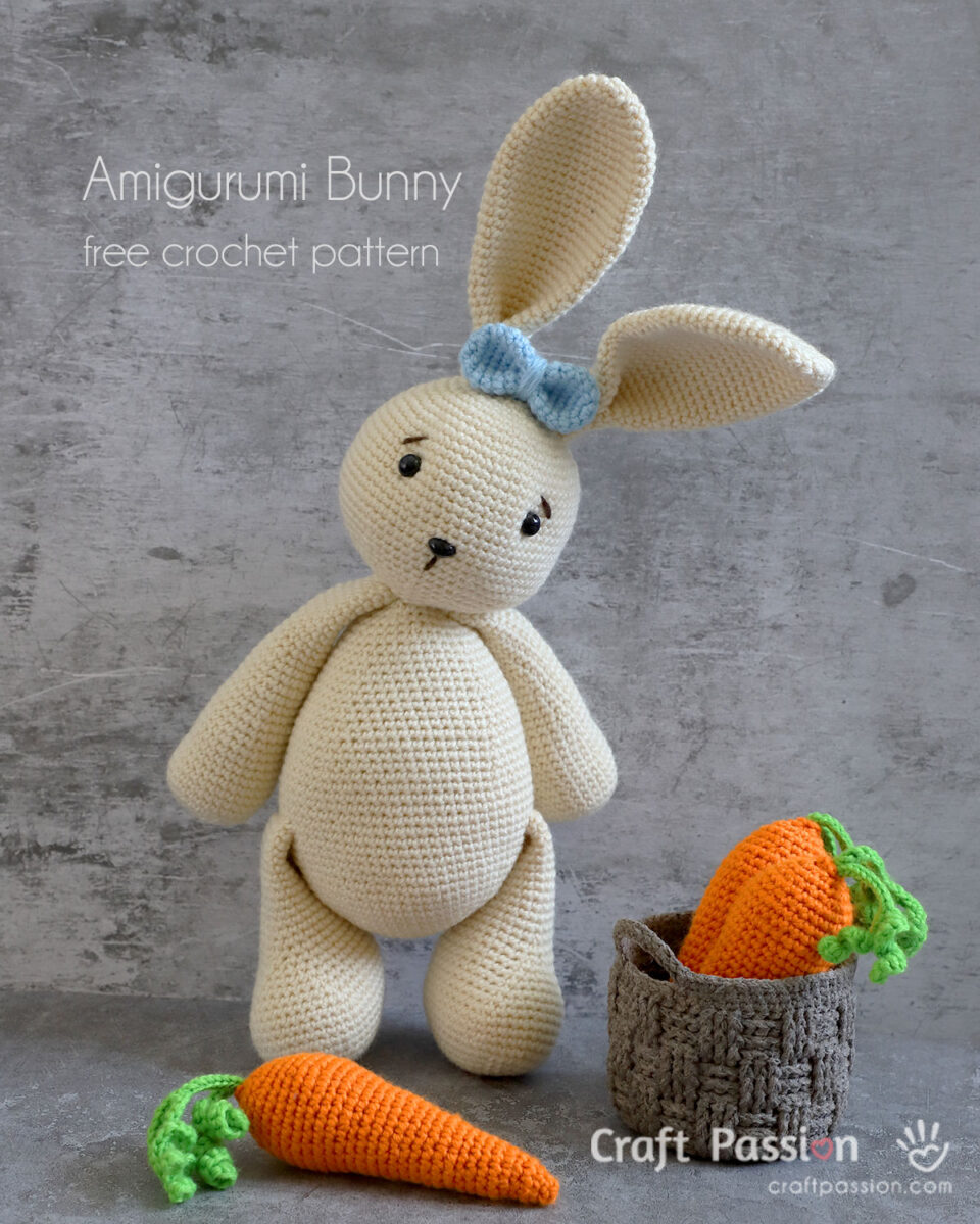 Crochet Bunny, Bobo Free Amigurumi Pattern • Craft Passion