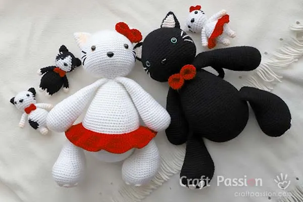 free cat crochet pattern