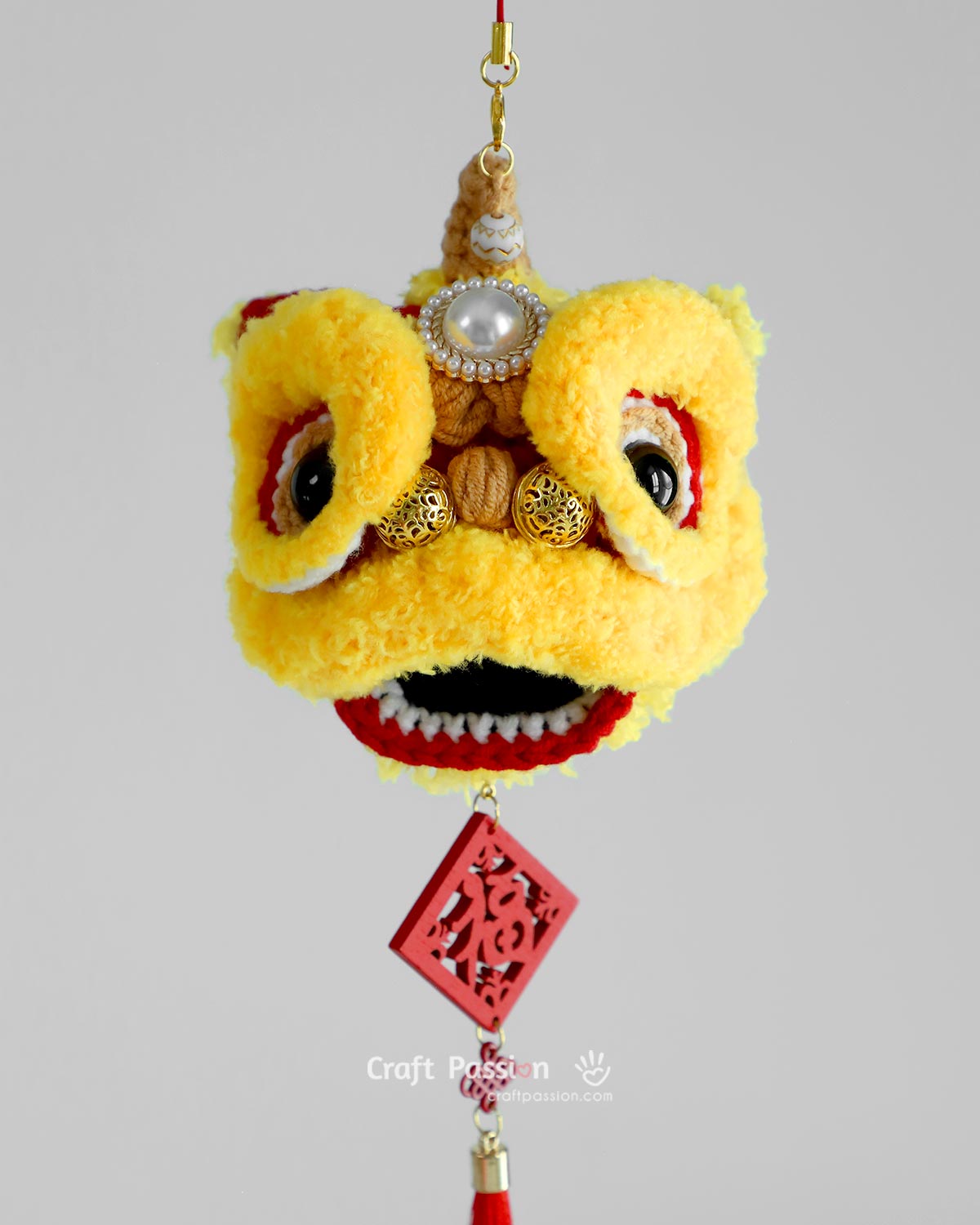 Crochet lion keychain pattern &ndash; pocket lion dance amigurumi charm Crochet a festive crochet lion keychain pattern with this free FuFu Pocket Lion Dance amigurumi tutorial. Learn how to make a cute Chinese lion charm for keychains, bag charms, or Lunar New Year decorations.