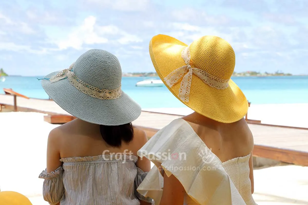crochet raffia hats 1200 beach hat crochet pattern