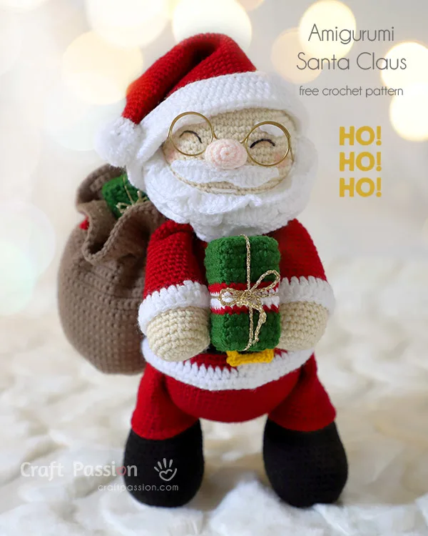 Crochet Santa Claus & Christmas Dolls - Free Amigurumi Pattern