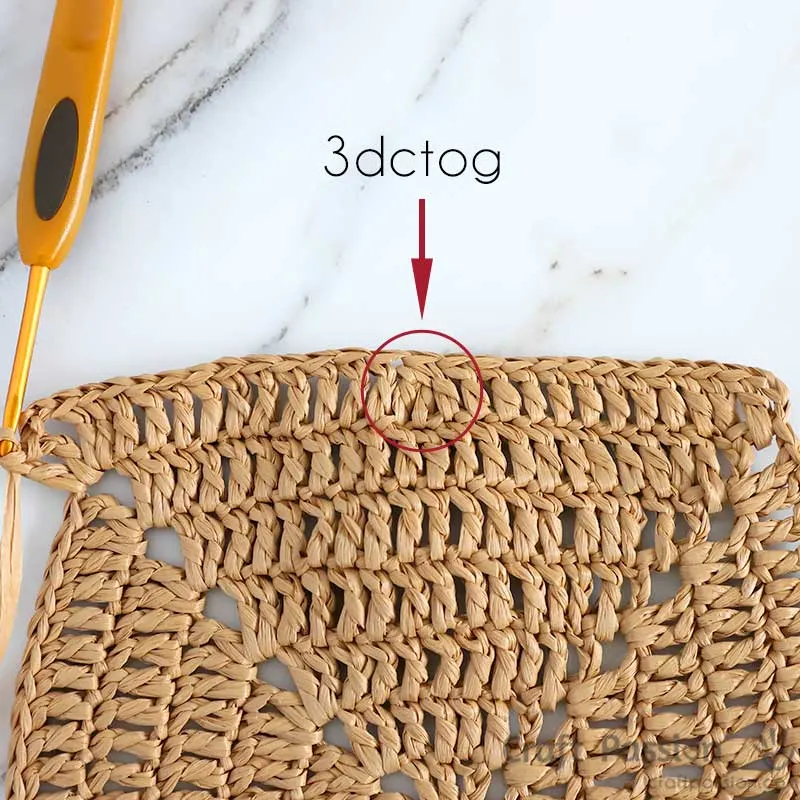 granny square bucket bag
