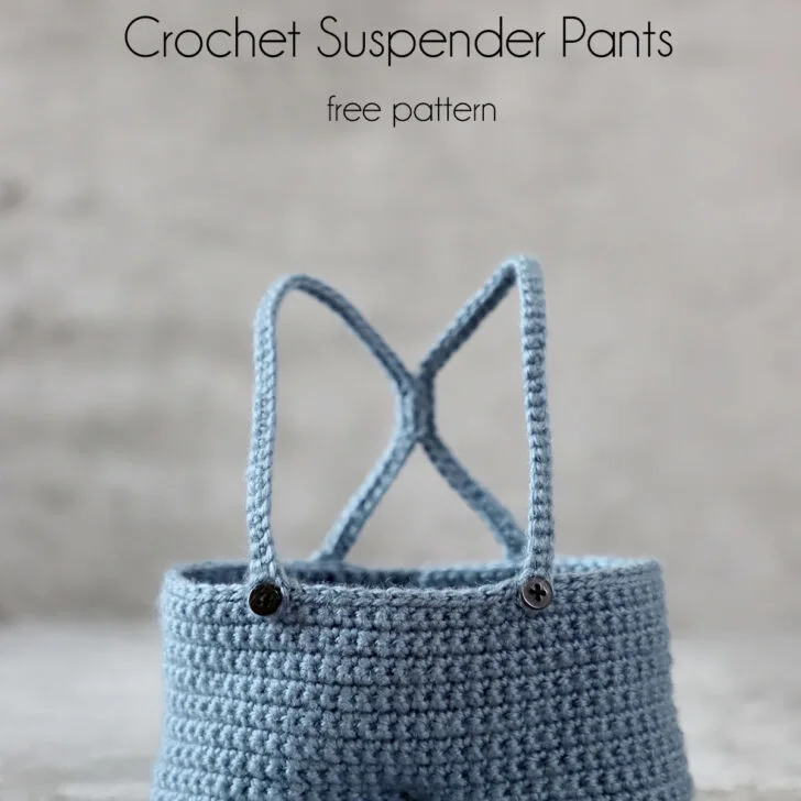 crochet suspender pants free pattern