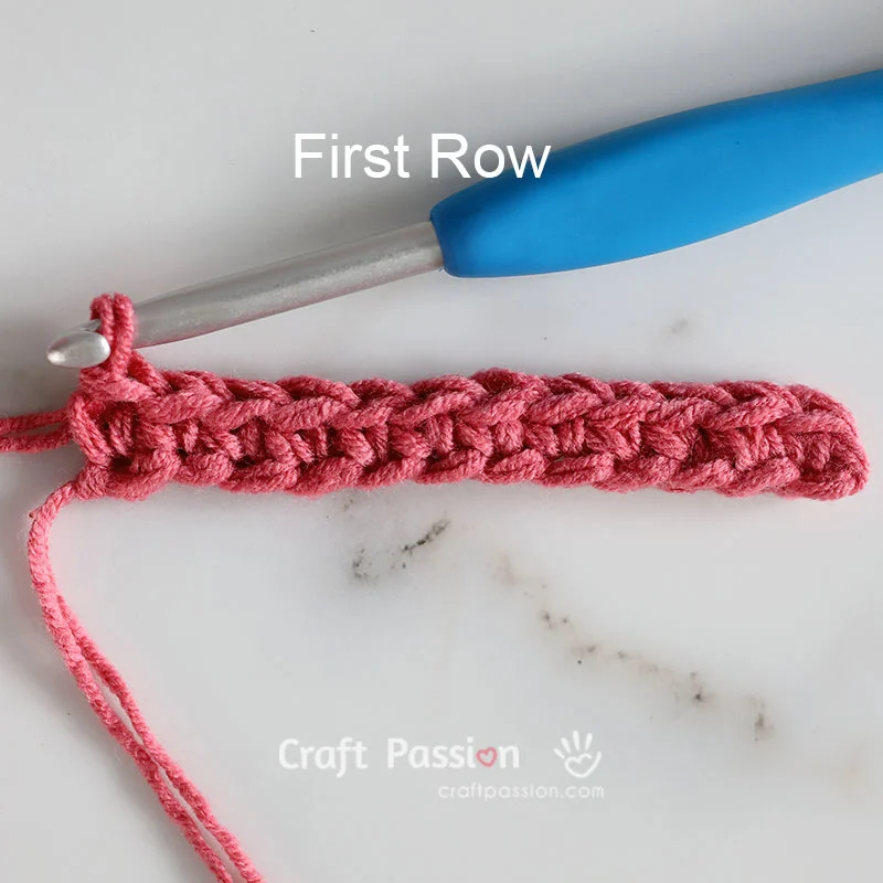 how to crochet tulip step 1.1