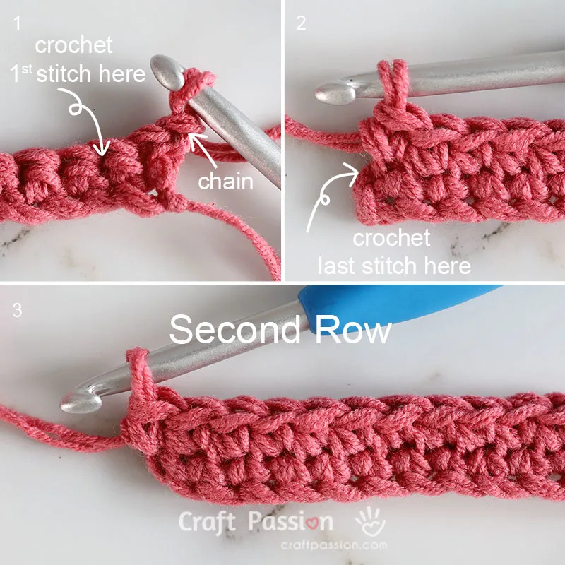 how to crochet tulip step 1.2