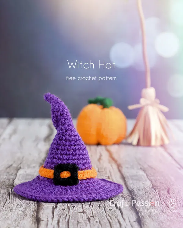 witch hat crochet pattern