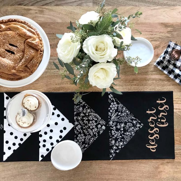 With fall approaching, try to quilt this chic and modern runner design as an accent piece for your table decor! It's catered to intermediate quilters and greatly contrasts the dining space. Learn how to make it by clicking the link below. Table runner size: 13" x 49 &frac12;"