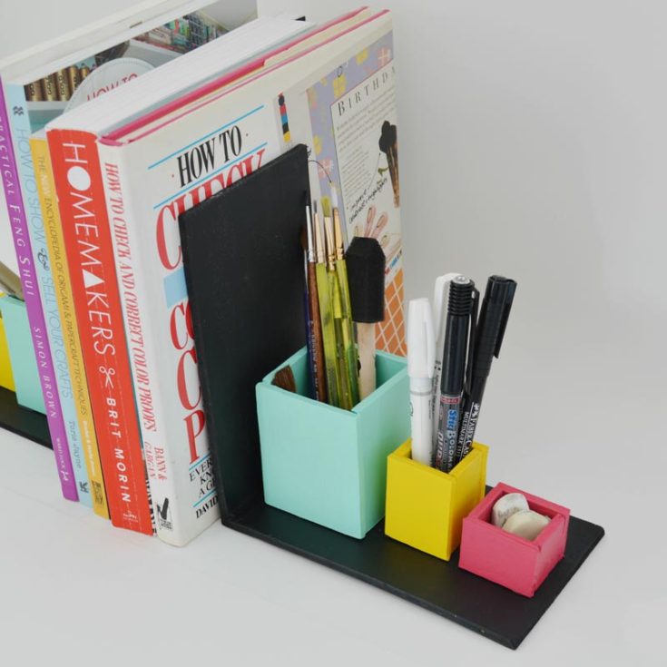 Do you want a beautiful craft while it is practical? Try out this craft with an organizer built into it! Build these for your kids and place them in their study area to store stationery. Try it out!