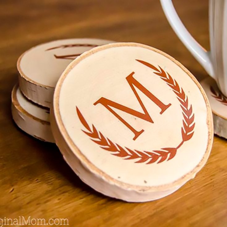 Whats better than hot chocolate on a cold winter's night? Beautiful coaster to hold those yummy hot chocolates! Paint some imagery or phrases (whatever you like) on some wood slices to make these coasters. Protect your surfaces in style!
