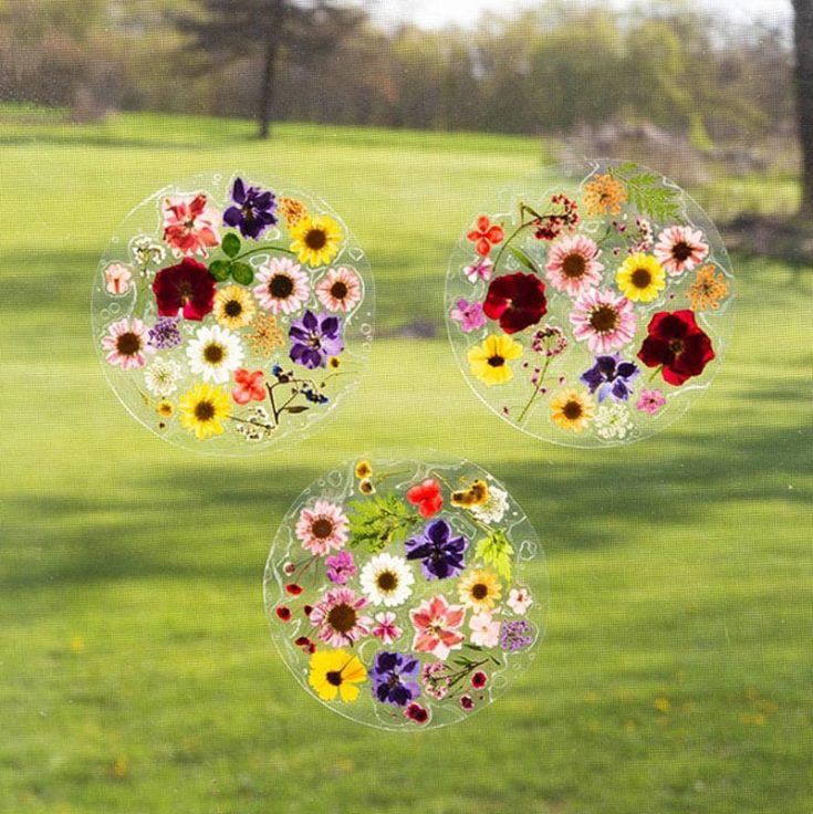 Bring some sunshine indoors with this awesome pressed flower suncatcher craft! This DIY craft is so budget-friendly and you can also teach your kids the excitement and fun of crafting with nature&rsquo;s gifts. Gather colorful flowers and leaves from your backyard and press them between two sheets of paper.