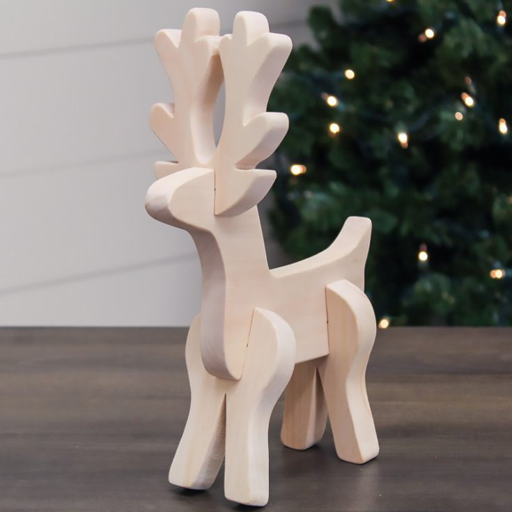 Follow along as Saws on Skates teaches us the simple steps to make this Tabletop Reindeer. It is easy to make sure that beginners can follow through. Make a family of reindeer with this craft!
