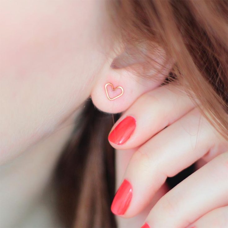Nothing can be sweeter than making heart earrings with your girls for Galentines or for your loved ones to wear your heart on their ears!