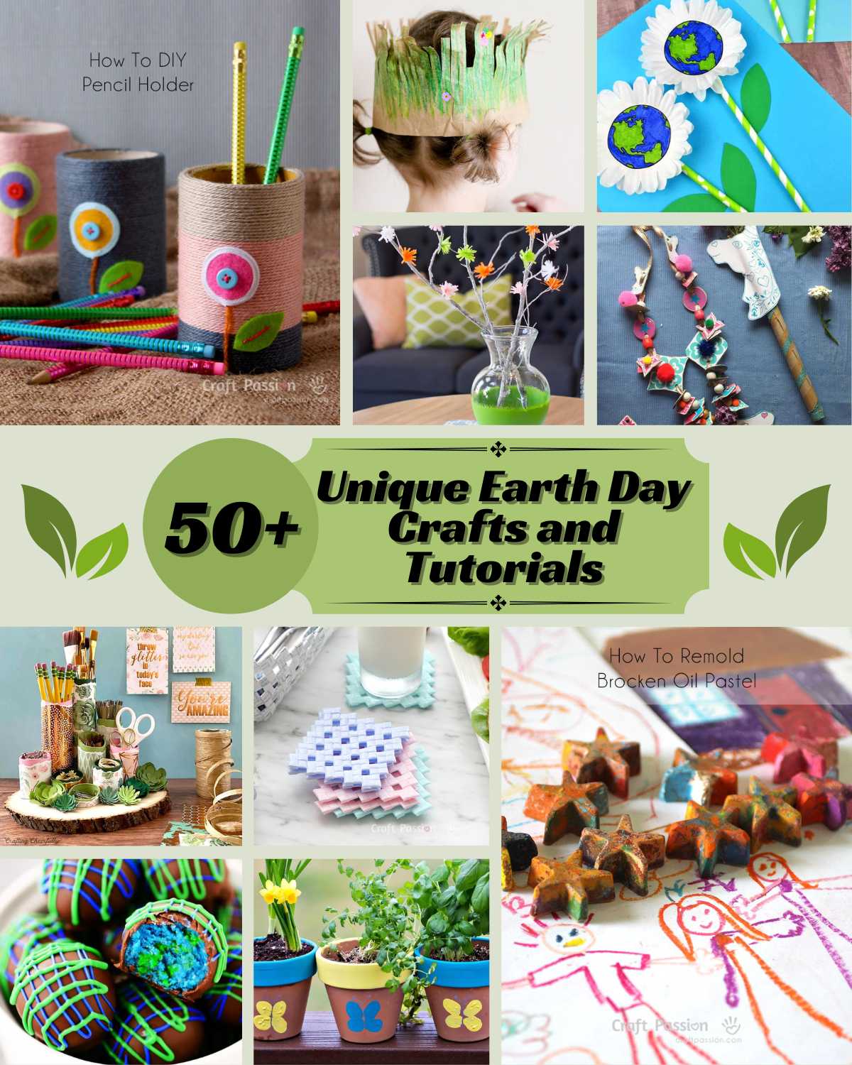 55 Unique Earth Day Crafts and Tutorials • Craft Passion