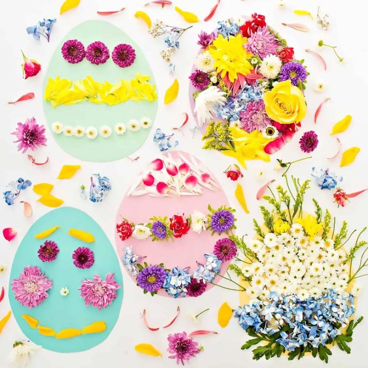 Here is a fun and easy Easter craft idea to share with your lovely kids. These floral designs are perfect for Spring and look fabulous in your living room.