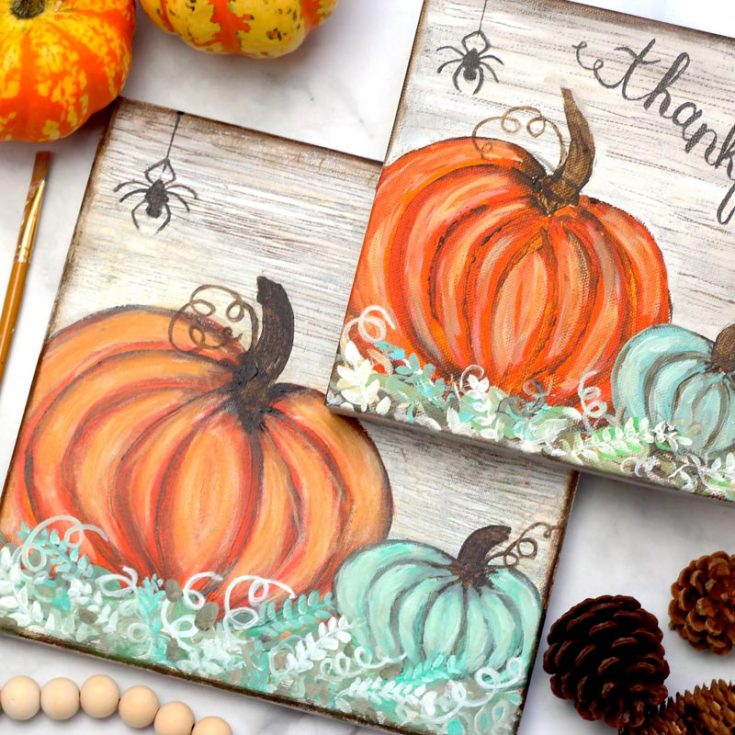 Who is ready for Halloween? Use this pumpkin canvas painting, suitable for Halloween or the fall season! The choice is yours; regardless, it brings a pleasant, sweet-smelling aroma to this beautiful painting!