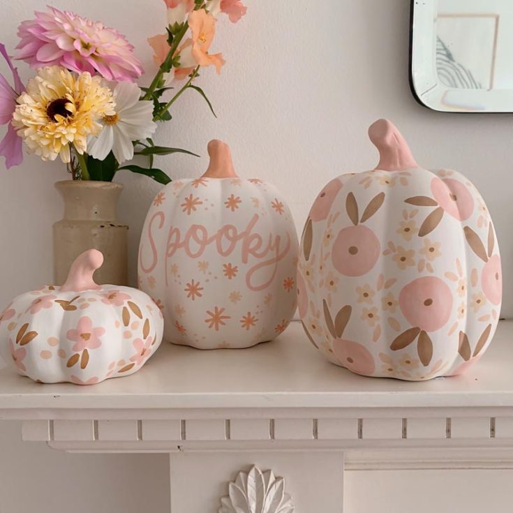 You'd probably think of pumpkins when someone mentions Halloween. Instead of carving them, try out this tutorial that teaches you a basic flower pumpkin pattern that is so cute! Feel free to let your creativity go wild!