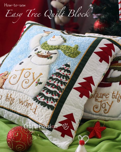 Tree Quilt Block Free Quilt Pattern • Craft Passion