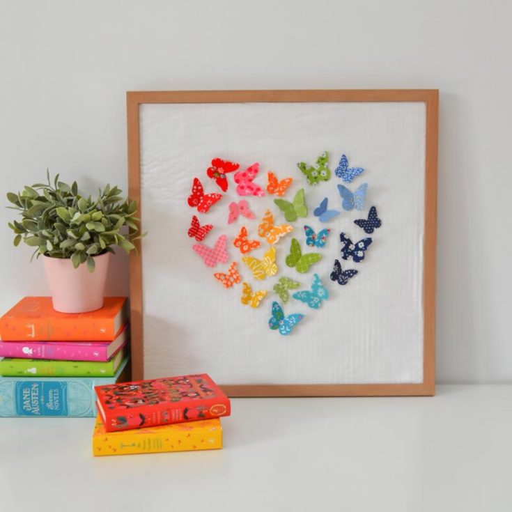 Check this tutorial as Amy Smart from Diary of a Quilter teaches us her secrets to making this beautiful Butterfly Wall Art that forms a heart. Perfect for a gift to your loved ones!