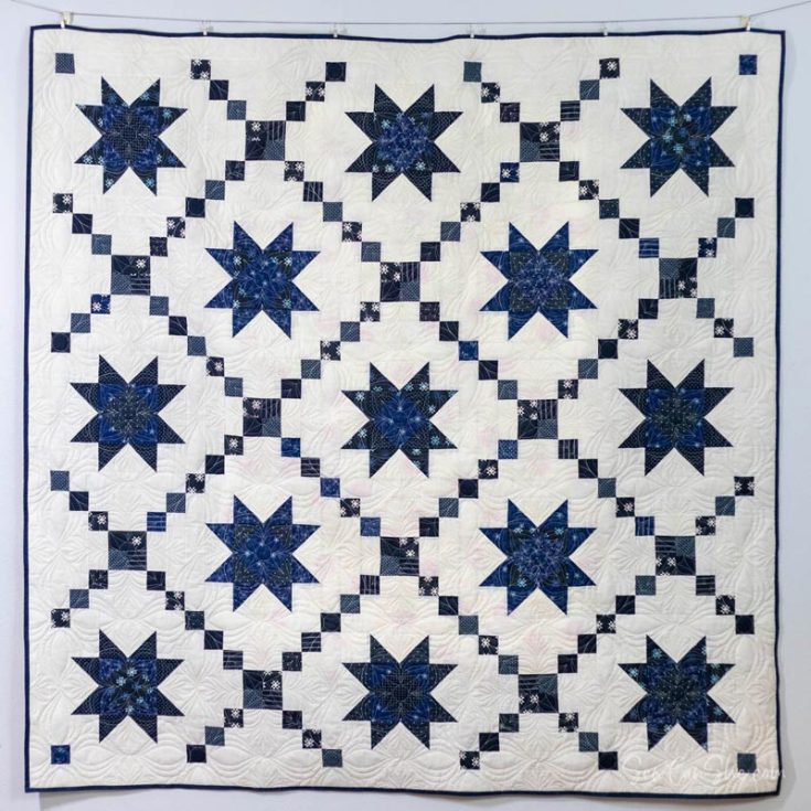 Make this easy Variable Star with Irish Chain quilt by following the step-by-step instructions in the link below! This pattern is ideal for using your favorite fabrics to create a visually appealing quilt that&rsquo;s fun to make and beautiful to display in any room. It&rsquo;s beginner-friendly and has 13 star quilt blocks and 12 Irish chain blocks for a classic-looking quilt. The finished size is 76&rdquo; x 76&rdquo;.