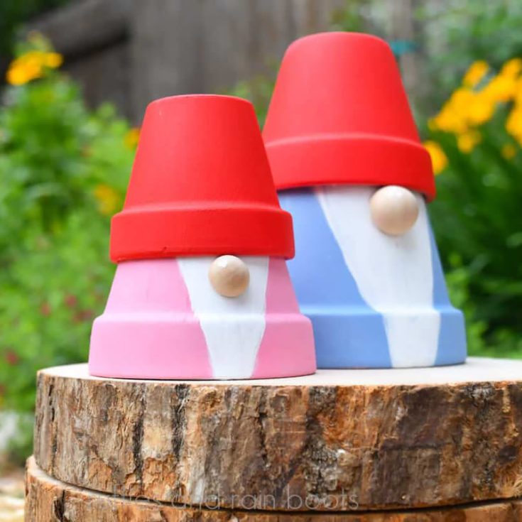 Flower pot gnomes are such a fun and easy craft project! By stacking two flower pots upside down and painting them, you can create adorable gnomes that will keep the kiddos entertained for hours.