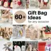 Get the gift bag ideas to DIY! Personalize with paper, burlap, or ribbons to make your gifts stand out. Perfect for birthdays, weddings, and holidays!