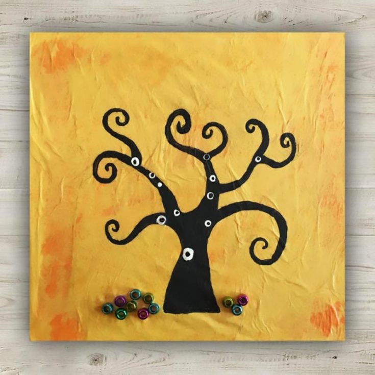 If you know one thing about the Tree of Life painting, it was painted by the great Gustav Klimt. Breathe some life as you take charge of the brush and splatter paint gracefully to brighten up the mood of any wall you decide to hang this on!